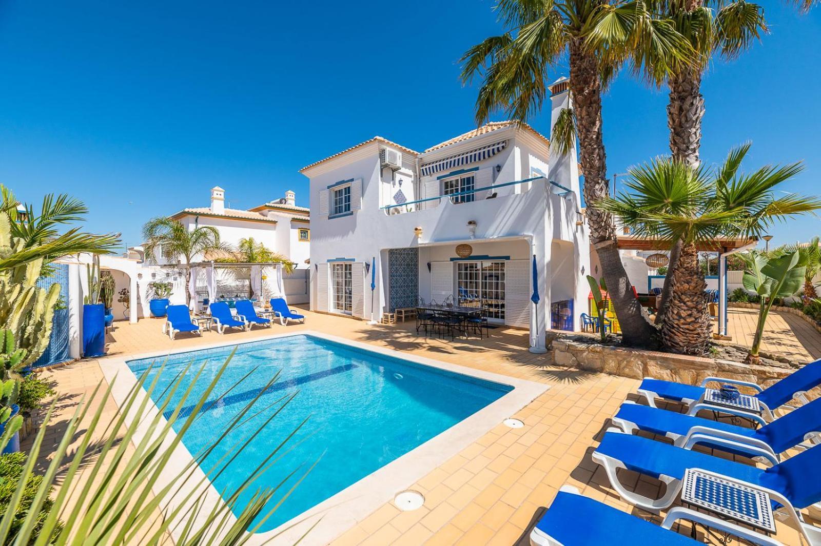 Villa Oasis Gale - Luxury Villa With Private Pool, Ac, Free Wifi, 5 Min From The Beach Albufeira Exteriör bild
